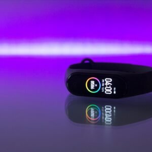 black Xiaomi Mi fitness tracker